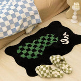 FLEECE BATHROOM MAT ABSORBENT NON SLIP DOOR RUG_CWMM7522