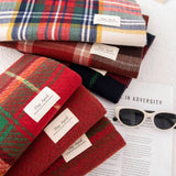 Cwasc2723_Christmas Plaid Atmosphere Warm Scarf