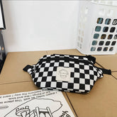 Retro Classic Contrast Plaid Shoulder Bag_Cwab1605