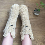 Winter Cotton Wool Foot Warmer Sock Slippers_Cwms1215