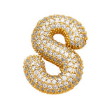 COPPER ZIRCONIA PENDANT NECKLACE HIP HOP_CWMM5862