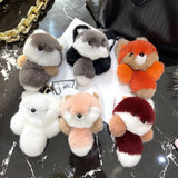 LITTLE FOX CAR KEYCHAIN PENDANT CUTE PLUSH DOLL_CWMM2474