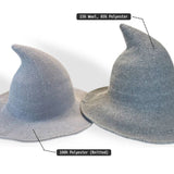 HALLOWEEN POINTED WITCH HAT KNIT FOLDABLE_CWAH0617