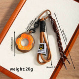 LEATHER DONUT CHARM MAILLARD BAG ACCESSORY_CWMM7554