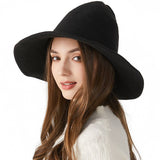 Cwah2206_Winter Fashion Halloween Wool Witch Hat