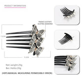THREE DIMENSIONAL BOW HAIRPIN COMB HAIRPIN_CWAHA4217