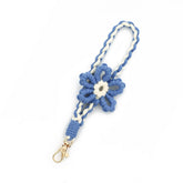 HANDMADE COLORFUL WRIST STRAP KEYCHAIN WITH FLOWER_CWAB5024