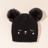 2024 NEW DOUBLE BALL CHILDRENS KNITTED HAT_CWAH1751