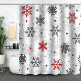 HOT SALE CHRISTMAS WATERPROOF SHOWER CURTAIN_CWMM1808