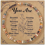 HANDMADE WOVEN BRACELET NATURAL STONE BRACELET_CWAB4624