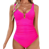 SLIM WOMENS ONE PIECE SWIMSUIT BIKINI_CWMW0616
