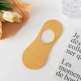 CASUAL SOLID COLOR MESH INVISIBLE SOCKS FOR WOMEN_CWMS2032