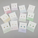 NATURAL STONE FOUR CLAW EARRINGS_CWAJE1070