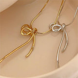 BASIC BOW FRESH AND SWEET NECKLACE_CWAJE1597