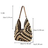 POPULAR RETRO ETHNIC STYLE PAPER ROPE WOVEN BAG_CWAB4695
