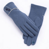 Warm Fleece Windproof Breathable Womens Gloves_Cwmm1539