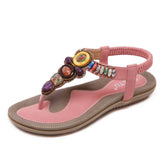 BOHEMIAN RETRO BEADED FLIPF FLOPS SANDALS_CWSHS0487