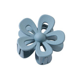 Matte Acrylic Flower Hair Claw Clip For Women_Cwaha07298