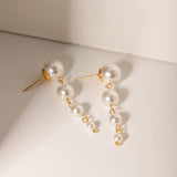 ELEGANT SHELL PEARL TASSEL EARRINGS_CWAJE1368