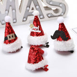 CHRISTMAS DECORATIONS SMALL HAT CHILDRENS HAIRPIN_CWAHA3399