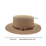 SUMMER BEACH ELEGANT SUN PROTECTION STRAW HAT_CWAH3415