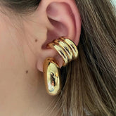 FASHIONABLE AND ELEGANT GOLD SIMPLE EARRINGS_CWASC1646