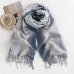 CHIC CASHMERE FEEL SCARF FAUX WOOL WINTER SHAWL_CWASC0435