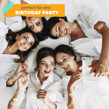 GOLD FOIL BIRTHDAY PARTY METALLIC TATTOO STICKERS_CWMM8251