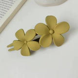 FLORAL HAIR CLIP OVERSIZED DUCKBILL HAIRPIN FOR UPDOS