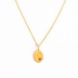 STAINLESS STEEL 26 LETTER ZIRCON PENDANT NECKLACE_CWMM5536