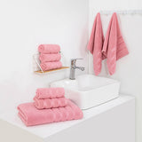 SIX PIECE SOFT ABSORBENT FACE AND BATH TOWEL SET_CWMM2283