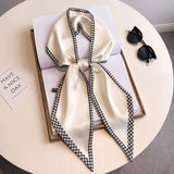 Women¡¯S Long Silk Scarf ? Stylish Neck Accessory_Cwasc03144