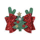 CHRISTMAS ANTLER BOW CLIP FOR KIDS PARTY_CWAHA6692