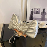 Chain Pleated Bag Versatile Shoulder Bag_Cwab2088