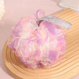 SOFT AND COLORFUL BATH BUBBLE BALL BATH POUF_CWMM3327
