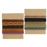 BRAIDED BOHEMIAN CARD HOLDER HAIR SCRUNCHIES_CWAHA5673