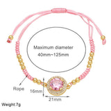 SET WITH COLORED ZIRCON BRACELET_CWAJE1040