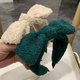 AUTUMN AND WINTER SIMPLE BOW HEADBAND_CWAHA2569