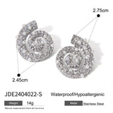 EXQUISITE STATEMENT THREAD SHAPED PEARL EARRINGS_CWAJE1884