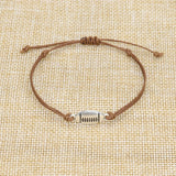Waterproof Wax Thread Woven Football Bracelet