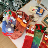 CHRISTMAS CARTOON THICK WARM SOCKS_CWMS0875
