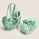 HOLLOW SEMICIRCLE WOVEN BEACH BAG_CWAB1908