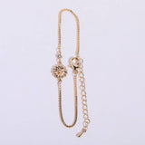 DECEMBER FLOWERBRACELET ZIRCON PENDANT BRACELET_CWAJE1617