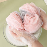 BATH POUF LONG LANTERN BATH FLOWER BALL_CWMM3371