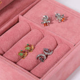 HALLOWEEN DEVIL SPIDER WITCH BAT HEART EARRINGS_CWAJE5085