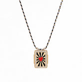 NEW RETRO BOHEMIAN EVIL EYE NECKLACE_CWMM3748