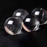 POLISHED WHITE QUARTZ SPHERE DECOR_CWMM8108