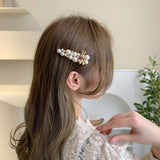 PEARL BEAR RABBIT RETRO HAIRPIN SIDECLIP BANGSCLIP_CWAHA4749