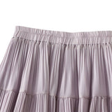 FRESH CHIFFON A LINE SKIRT WITH YOUTHFUL VIBES_CWBMS0354