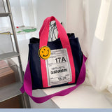 LARGE CAPACITY CUTE CANVAS SHOULDER BAG TOTE BAG_CWAB1674